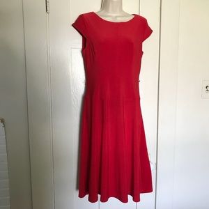 Ann Klein Red Dress.